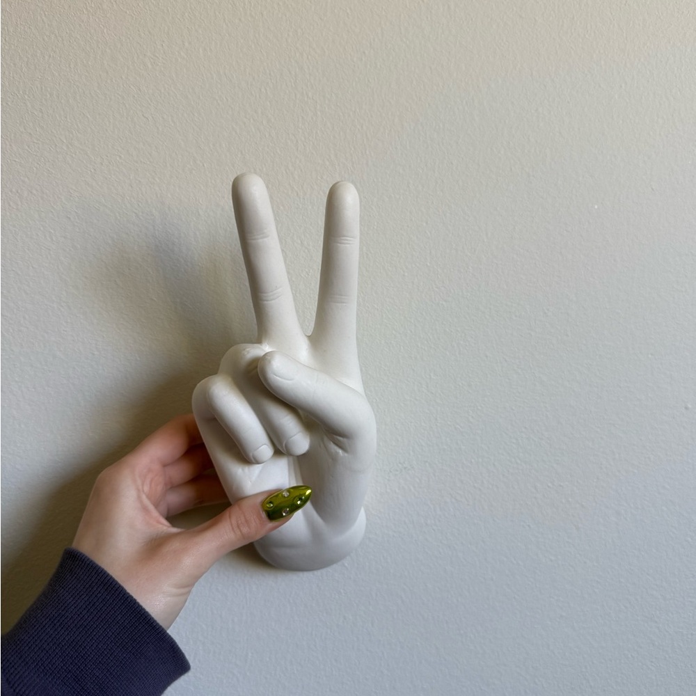 Peace Sign wall mount